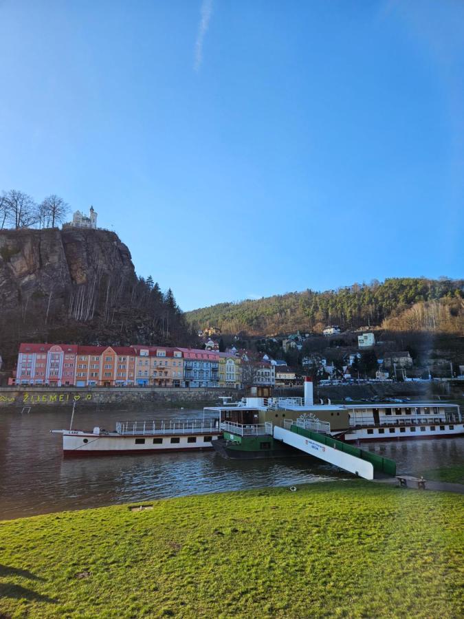 Apartman U Labe Decin Eksteriør bilde